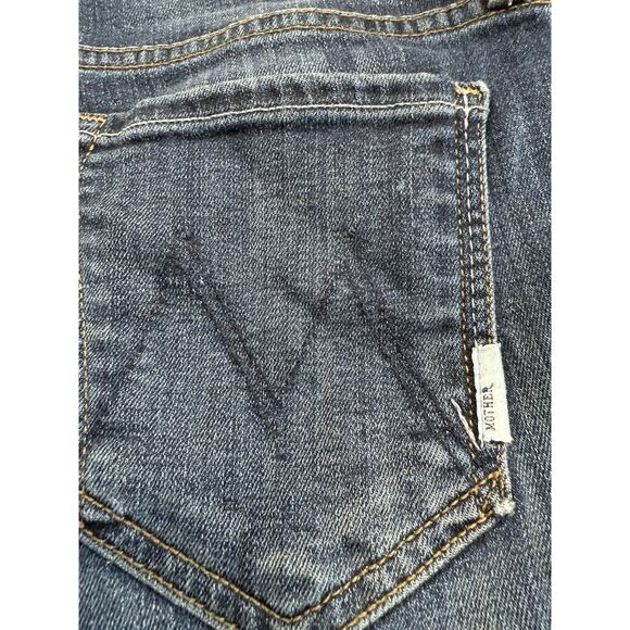 Mother Jeans Womens Size 27 Blue Denim The Looker in Deja Vu USA Made Skinny - Picture 13 of 15